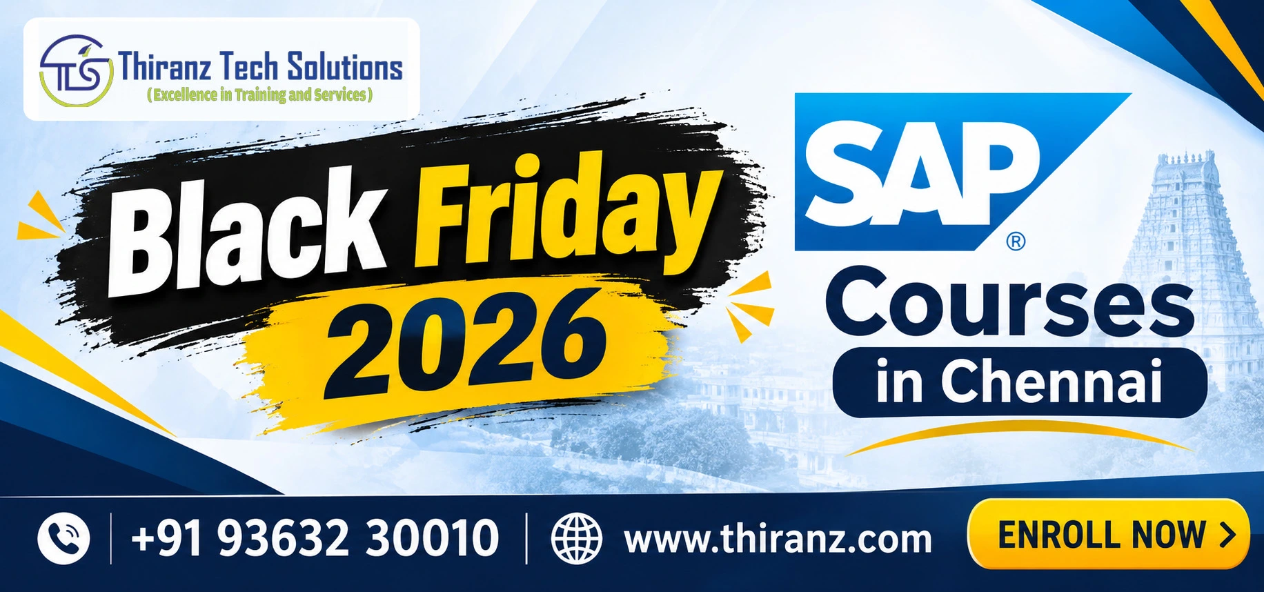 Black Friday 2026 Deals on SAP Courses in Chennai – Exclusive Training Offers at Thiranz