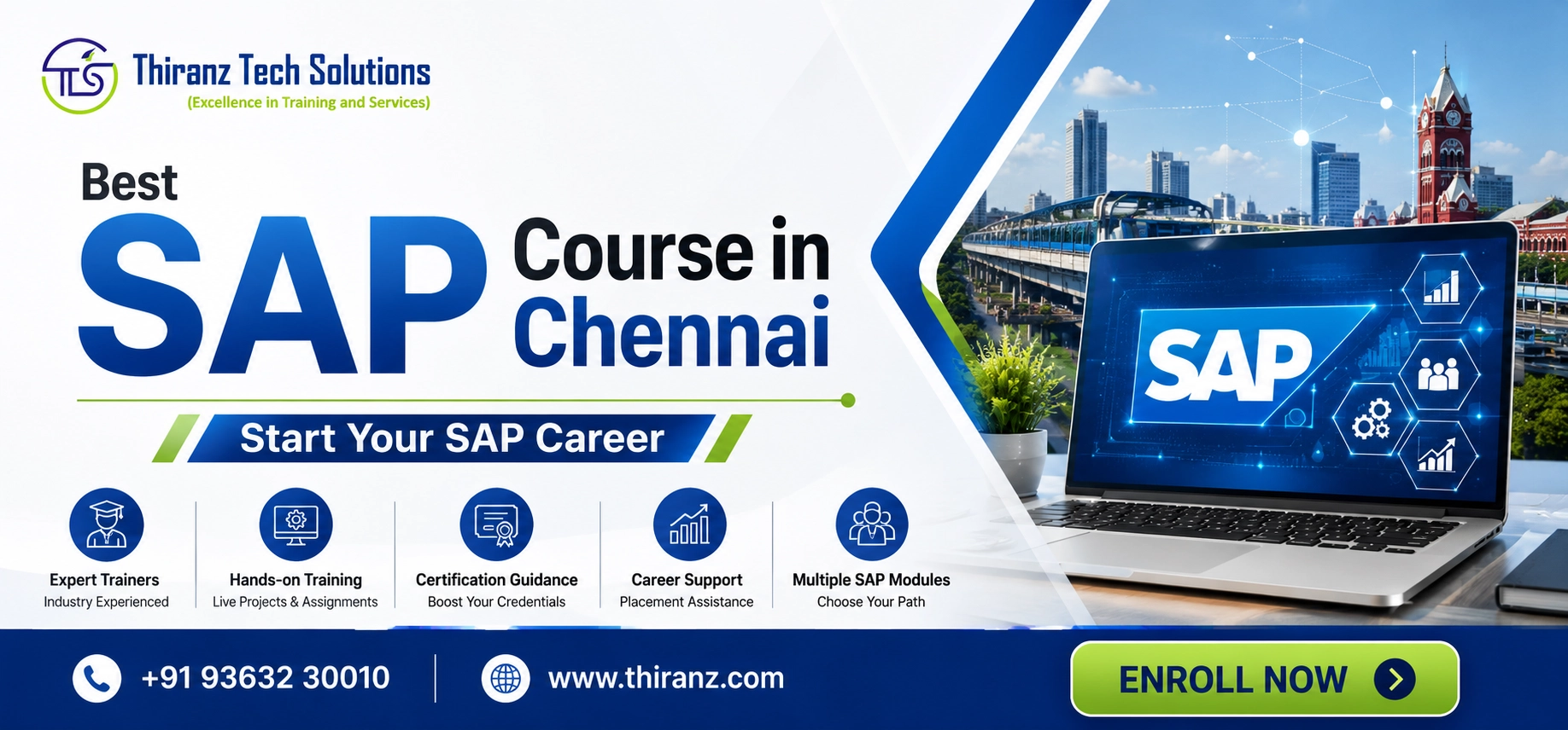 Best SAP Course in Chennai: Courses, Fees, Eligibility & Career Scope